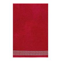 Toalha De Banho Macia Felpuda 1,40m x 70cm Jacquard Premium Liso Para Banheiro Lavabo Piscina Praia 85 Algodão Com Listas Na Barra