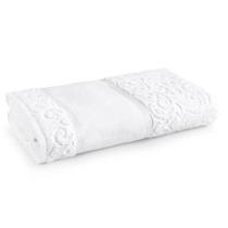 Toalha de banho Melina II para bordar 74 Cm x 1,40 MT - Karsten - Branco 01