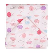 Toalha de banho papi malhas forrada com fralda soft com capuz para bebê e infantil - papi Toalha de banho papi malhas forrada com fralda soft com capuz para bebê e infantil - papi