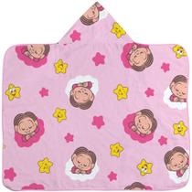 Toalha De Banho Para Bebê Corrida Turma Da Mônica E Cebolinha 70 Cm X 90 Cm Com Capuz Toalha De Banho Para Bebê Corrida Turma Da Mônica E Cebolinha 70 Cm X 90 Cm Com Capuz
