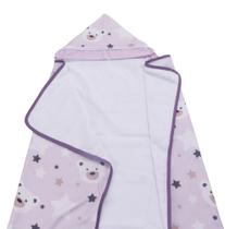 Toalha De Banho Para Bebe Estampada Com Capuz Menino Menina