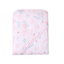 Toalha De Banho para Bebê Fralda Soft Especial Capuz Papi Borboletas Rosa Toalha De Banho para Bebê Fralda Soft Especial Capuz Papi Borboletas Rosa
