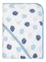 Toalha de banho para bebê grande soft com 3 camadas de fralda estampada com capuz papi 100% algodão