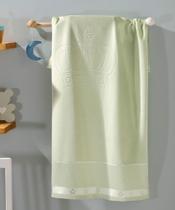 Toalha de Banho para Bordar Baby Classic (coroa verde) - Dohker Toalha de Banho para Bordar Baby Classic (coroa verde) - Dohker