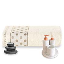 Toalha de Banho Petit Poá 100% Algodão Máxima Absorção Toalha de Banho Petit Poá 100% Algodão Máxima Absorção