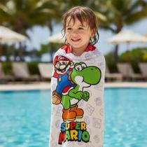 Toalha De Banho Piscina Natação Praia Menino Super Gamer