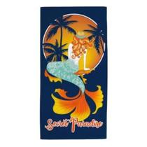 Toalha de Banho Praia Aveludada Málaga Sereia Teka