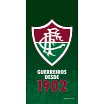 Toalha de Banho Praia e Piscina Brasão Fluminense Licenciado Times Buettner Veludo Estampada Toalha de Banho Praia e Piscina Brasão Fluminense Licenciado Times Buettner Veludo Estampada