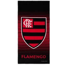 Toalha De Banho, Praia e Piscina Veludo Time Flamengo Bouton