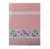 Toalha De Banho Praia Piscina Natação Infantil Seca Rápido Para Menina Estampa Digital Personagens Transfer 70cm x 1,40m