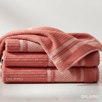 Toalha De Banho Princess 100% Algodão Moderna 140x75cm LmPeter Cinza Marrom Rosa