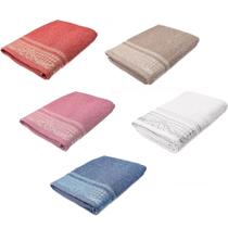 TOALHA DE BANHO ROZAC 76x160cm GIGANTE ELZA - CORES SORTIDAS