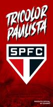 Toalha de Banho São Paulo Oficial Aveludada 0,70 x 1,40 Toalha de Banho São Paulo Oficial Aveludada 0,70 x 1,40