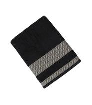 Toalha De Banho Siena De Algodão Atlantica Preto