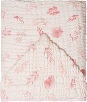 Toalha de Banho Soft Bamboo Mami com Capuz Folhagem Rosa - Papi Textil