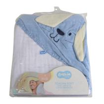 Toalha De Banho Soft Bordado Bublim Azul Cachorro 76068-006 - Incomfral Toalha De Banho Soft Bordado Bublim Azul Cachorro 76068-006 - Incomfral