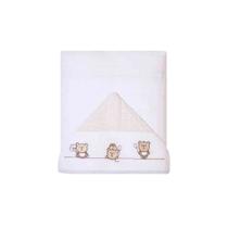 Toalha de banho soft com capuz bordado 90cm x 75cm