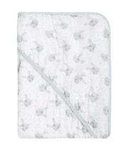 Toalha De Banho Soft Com Capuz Estampada Coelhinho Papi