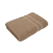 Toalha de Banho Soft Grossa 100 Algodão 430 g/m Luxo Macia Grande e Alta Absorção 150x80cm Bege