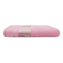 Toalha de Banho Soft Kids 68x1,10 - Rosa quartzo Girafa Appel