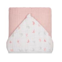 Toalha de Banho Soft Premium Liso com Capuz 90x70cm - Alegria Borboletas - Papi Toalha de Banho Soft Premium Liso com Capuz 90x70cm - Alegria Borboletas - Papi