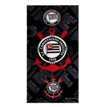 Toalha de Banho Time Buettner Aveludada 70X140cm Corinthians