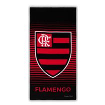 Toalha de Banho Time Buettner Aveludada Brasão Flamengo