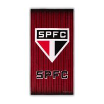 Toalha de Banho Time Buettner Aveludada Brasão São Paulo