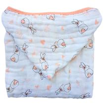 Toalha de Banho Toalhão Bebe Criança Grande RN Soft Capuz de Fralda 100% algodão macia Enxoval Higiene Maternidade 2 camadas Menino Menina Chá