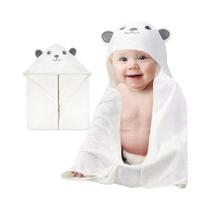 Toalha De Banho Unissex De Fleece Para Bebês, Robe Quente Com Estampa De Desenho Para Meninos E