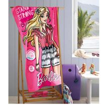 Toalha de Banho Velour Barbie Dohler