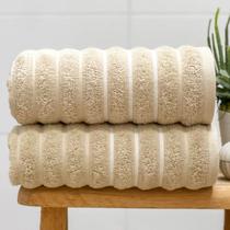 Toalha de Banho Wave 70x140 Bege