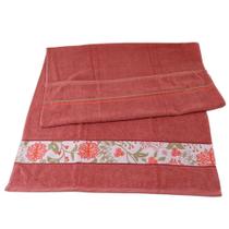 Toalha de Banho Zila Rosa Herbal Rosa Sisa Toalha de Banho Zila Rosa Herbal Rosa Sisa