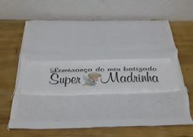 Toalha De Batizado Super Madrinha (modelo Padrão) Unidade Toalha De Batizado Super Madrinha (modelo Padrão) Unidade