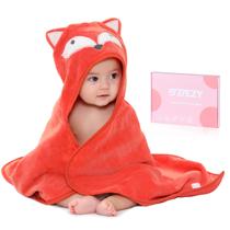 Toalha de bebê com capuz TBEZY Fox, algodão ultramacio 81x61 cm Toalha de bebê com capuz TBEZY Fox, algodão ultramacio 81x61 cm