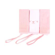 Toalha de Boca Bublim Feminino Urso Rosa 75023476 Toalha de Boca Bublim Feminino Urso Rosa 75023476