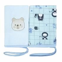 Toalha de Boca com Prendedor de Chupeta 2 Unidades Baby Joy