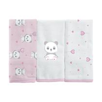 Toalha de Boca em Malha para Bebê 30 cm x 35 cm Bublim