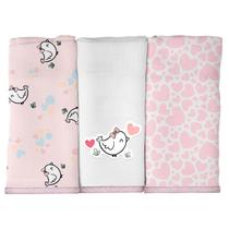 Toalha de Boca em Malha para Bebê 30 cm x 35 cm Bublim