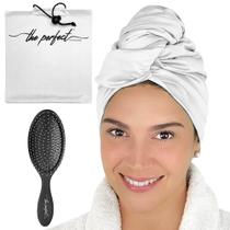 Toalha de cabelo Wrap THE PERFECT HAIRCARE Microfibra para cabelos encaracolados
