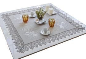 Toalha de Chá Centro de Mesa Rendado Mumbai 85cm Jolitex