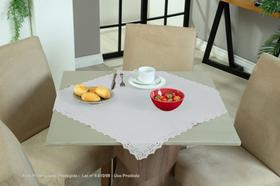 Toalha de Cha Coffe 70cm Centro de Mesa Toalha de Centro de Mesa