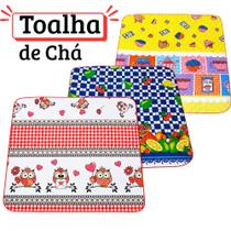Toalha de Chá Cozinha Decoração Tecido Oxford Estampado - Para cobrir alimentos panelas mesa fogão - PANAMI Toalha de Chá Cozinha Decoração Tecido Oxford Estampado - Para cobrir alimentos panelas mesa fogão - PANAMI