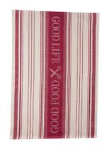 Toalha de chá Kay Dee Marsala de algodão 46x71 cm em tecido jacquard Toalha de chá Kay Dee Marsala de algodão 46x71 cm em tecido jacquard