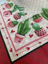 Toalha de chá quadrada karten de 78 por 78 cm estampada com Cactos