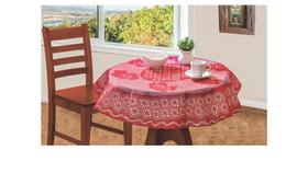 Toalha de Chá Renda Vermelha 78 x 78cm Coleção Rosas ( 28201 ) Toalha de Chá Renda Vermelha 78 x 78cm Coleção Rosas ( 28201 )