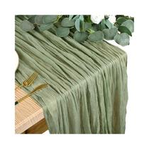 Toalha de Cheesecloth Boho - Gaze Longa para Decoração Romântica