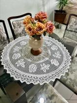 Toalha De Fogão, Centro De Mesa Renda 80cm Redonda Toalha De Fogão, Centro De Mesa Renda 80cm Redonda