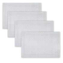 Toalha De Geladeira Pvc Rendado kit 04 Pçs Pequenas Flores Toalha De Geladeira Pvc Rendado kit 04 Pçs Pequenas Flores