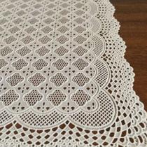 Toalha de geladeira trabalhada impermeável kit c/ 3 Toalha de geladeira trabalhada impermeável kit c/ 3